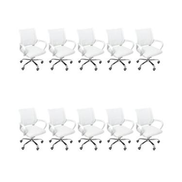 Imagem de Cadeira de Escritório Oficial Begonia Tela Mesh Ergonômica - Oficial W