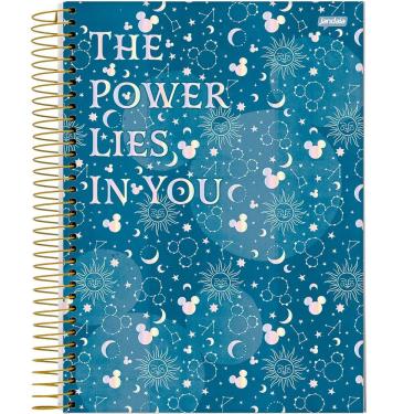 Imagem de Caderno Espiral Universitário Capa Dura 10 Matérias 160f Mickey Arts Magic Jandaia Estampa 4