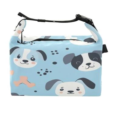 Imagem de STAYTOP Lancheira fofa para cães com fivela de alça, lancheira isolada para meninos e meninas, lancheira térmica para trabalho escolar