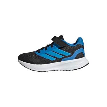 Imagem de adidas Tênis infantil unissex Run Falcon 5, Preto, 13 Little Kid