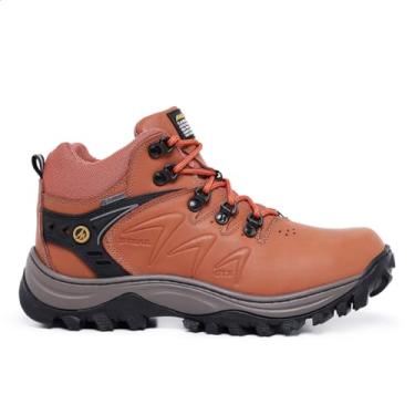 Imagem de Bota X-Trail de Segurança com Bico de PVC, em Couro, Impermeável, Palmilha Anatômica (Wisky, BR, BR, Adulto, Numérico, 43)