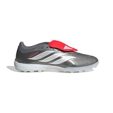 Imagem de adidas Tênis unissex Pro Ft Tf Soccer Cleats, Ferro metálico/zero metálico/vermelho lúcido, 37 BR