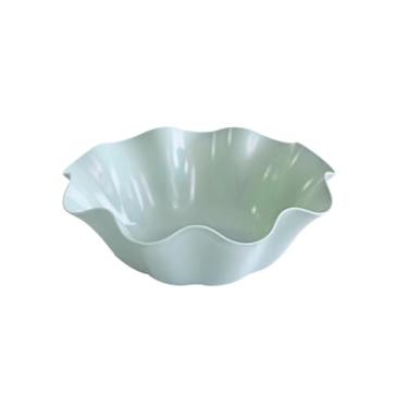 Imagem de Fruteira Prato de frutas decorativo, máquina de lavar louça doméstica, lanche, prato de doces, rosa/azul/roxo/verde Decoração de mesa(Blue)