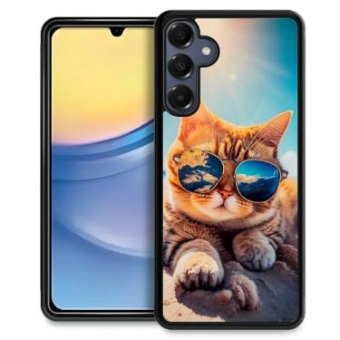 Imagem de ZHEGAILIAN Capa compatível com Samsung Galaxy A16, capa traseira rígida de policarbonato com design padrão antiderrapante, absorção de choque, capa protetora de TPU macio para Samsung Galaxy A16 17.0