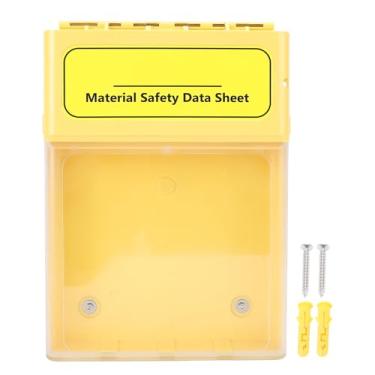 Imagem de Caixa de armazenamento de documentos visuais Poof e água Poof MSDS Caixa de arquivo de documentos industriais magnéticos