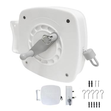 Imagem de Varal Nylon Retrátil Recolhível De Parede Seca 30m Corda