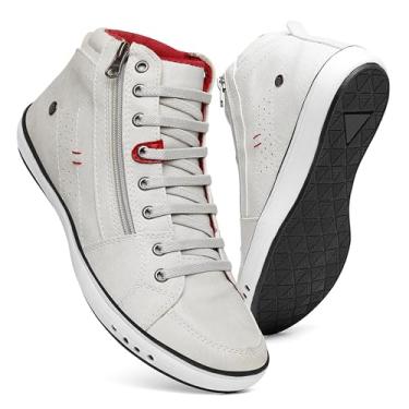 Imagem de Bota Mocassim Feminino Off White - Tratorado - Detalhe de Corrente - Estilo Casual Confortável e Versátil - Dia a Dia - Com Design Moderno e Sofisticado (Bege 3)