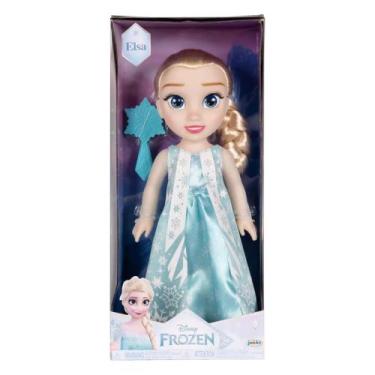 Imagem de Princesa Disney Boneca Infantil Articulada Elsa Frozen 38cm Multikids 