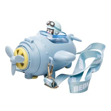 Imagem de WOLFF - Garrafa Squeeze Infantil Avião 500ml Azul Plástico