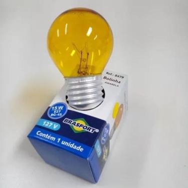Imagem de Lâmpada Bolinha 15w 220v Amarela E27 - Brasfort