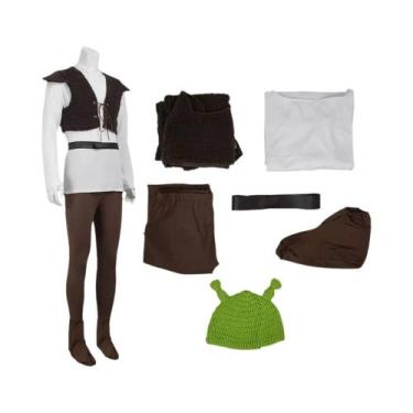 Imagem de Fantasia de cosplay de monstro Shrek Shrek cosplay de Halloween - NONE