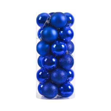 Imagem de 36 Peças De Enfeites Para Árvore De Natal, Bolas Pendentes De 34CM Par