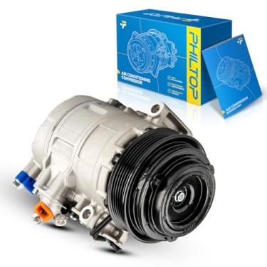 Imagem de PHILTOP Compressor CA de ar condicionado 77356 para E320 1996-2003, Crossfire 2004-2008, ML320 1998-2002, Sprinter 2500 2003-2006, Sprinter 2500 2002-2006