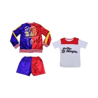 Imagem de Fantasia De Cosplay Da Harley Quinn Do Esquadrão Suicida Para Meninas,