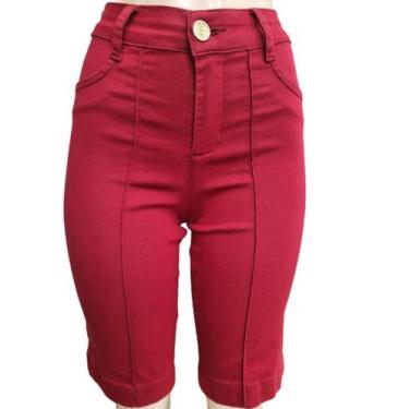 Imagem de Bermuda no Joelho Ciclista cintura Alta Plus Size Colorida Alta Qualid