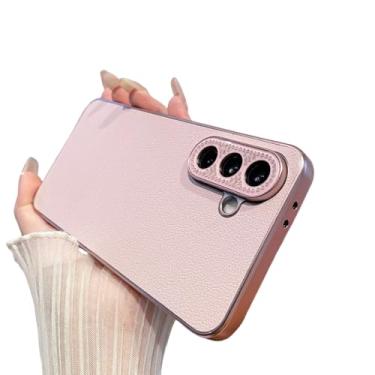 Imagem de Capa protetora de lente de luxo com diamantes para Samsung Galaxy S25 Edge S24 S23 Ultra Plus FE (para Galaxy S23 FE/Rosa)