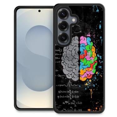 Imagem de ZHEGAILIAN Capa compatível com Samsung Galaxy S25, capa traseira rígida de policarbonato com design padrão antiderrapante, absorção de choque, capa protetora de TPU macio para Samsung Galaxy S25 6,2