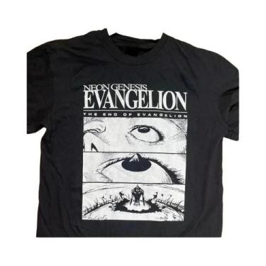 Imagem de Camiseta De Algodão Unissex Neon Genesis Evangelion End of Eva Com Man