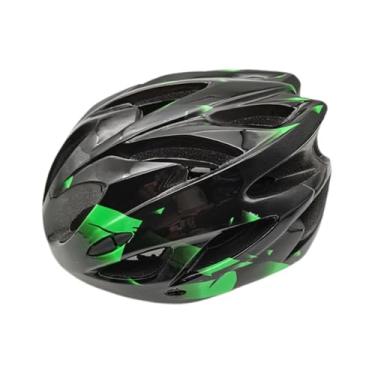Imagem de Baoblaze Capacete para adultos, capacete de ciclismo, esportivo, para bicicleta de estrada e para bicicleta de montanha, Verde