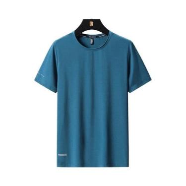 Imagem de Camiseta Masculina plus Size 8XL Em Seda Gelada, Respirável, Camiseta 