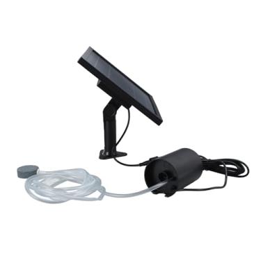 Imagem de Domary Bomba de Ar Solar 8W 10V 2400mAh ABS Bomba de Oxigênio Polissilício para Piscina Lagoa