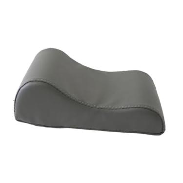 Imagem de menolana Almofada de Pilates para Apoio de Cabeça e Pescoço, Almofada Multifuncional de Espuma de Alta Densidade Impermeável para Exercícios em Casa e Academia, Cinza Escuro