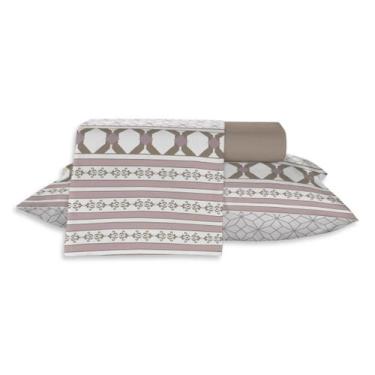 Imagem de Jogo de Cama - Casal - Diamante - 150 Fios - 4 Peças - 100% Algodão - 