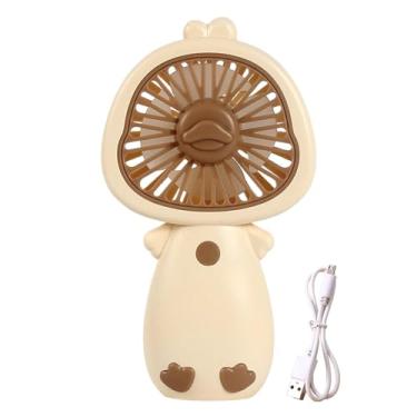 Imagem de ventilador portátil, ventilador pessoal portátil | Ventilador Pessoal,Ventilador de mão de carregamento usb portátil, ventilador pessoal de design de desenho animado com 3 velocidades para local de tr