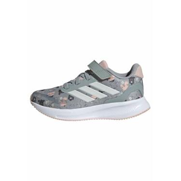 Imagem de adidas Tênis infantil Run Falcon 3, Wonder Sage/Off White/Blush Pink, 16