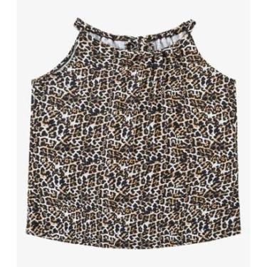 Imagem de Blusa de Alça Plus Size Infinita Cor Bege-Feminino