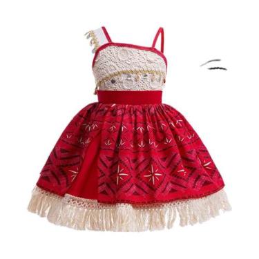 Imagem de Fantasia De Princesa Moana 2 Para Meninas, Vestido Para Festa De Hallo