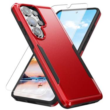 Imagem de Capa para Samsung Galaxy S26 Ultra, capa para Galaxy S26 Ultra com protetor de tela HD [teste de queda de grau militar] Capa protetora resistente resistente à prova de choque para Samsung S26 Ultra