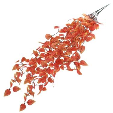 Imagem de 2 unidades de Plantas Pendentes Artificiais 3 28ft Vinha Falsa com Folhas Verdes para Parede Casamento Casa Quarto Pátio Interior Estante Decoração Es