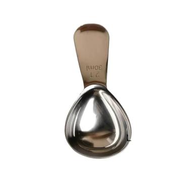 Imagem de x3anggyt5 Colheres de sopa de aço inoxidável para servir, colher de pó de frutas requintadas para chá de leite, café em pó e leite em pó (grande)