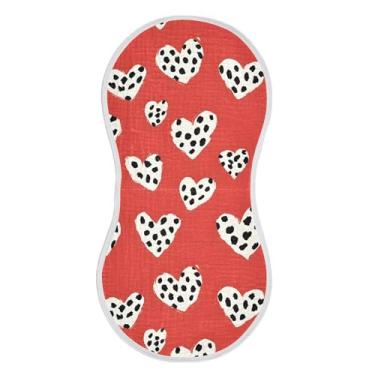 Imagem de xigua Conjunto de 4 panos de musselina com estampa de leopardo preto, panos para arrotar supermacios e absorventes, roupas de arroto de algodão, presente de chá para recém-nascidos, bebês meninas e