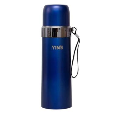Imagem de Garrafa Térmica Yins 500ML - Azul Único, Azul, Único