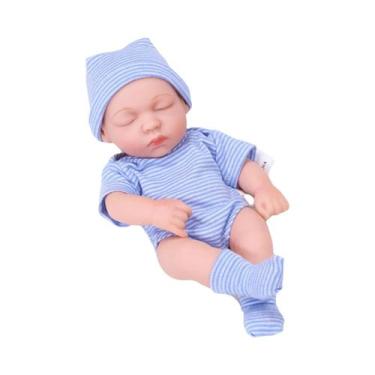Imagem de Boneca Reborn De Vinil Realista De 20cm, Mini Boneca Menina De Vinil C