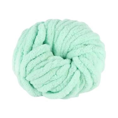 Imagem de Fio De Chenille Macio E Colorido 250g Para Tricô Grosso, Ninhos Para P