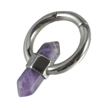 Imagem de Piercing De Orelha Em Aço Inoxidável De Alta Resistência Com Dobradiça