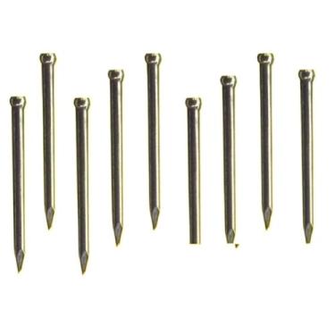 Imagem de Pregos de cimento, pinos de parede, pregos para marcenaria, pregos de aço sem cabeça, pregos sólidos dos EUA, acessórios de linha de perna de piso de madeira, pregos sem cabeça de aço puro (2,5 cm)