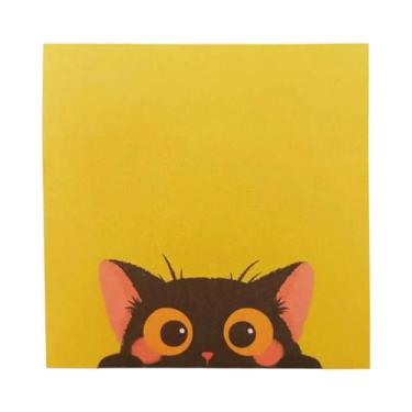 Imagem de Blocos De Notas Adesivas De Animais Fofos 50 Folhas, Bloco De Notas Cr