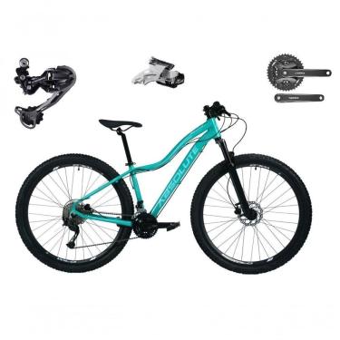 Imagem de Bicicleta Aro 29 Absolute Hera Feminina Shimano Deore E Altus 27v Hidráulicos Garfo Trava - Verde Tam.17
