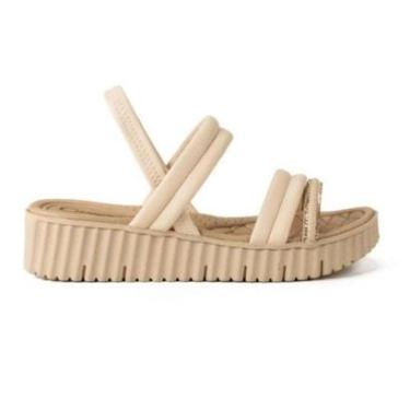Imagem de Sandalia Campesi Flatform - Feminina - Creme-Feminino