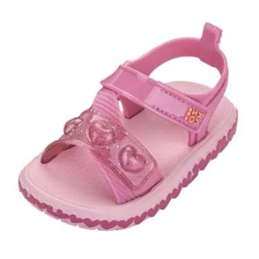 Imagem de Sandalia Infantil Menina Leve Conforto Zaxynina Fashionista-Feminino