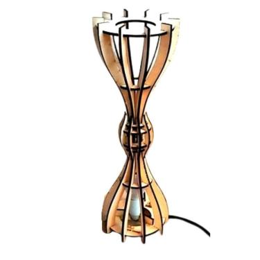 Imagem de Abajur De Mesa Jules Rimet Em Mdf