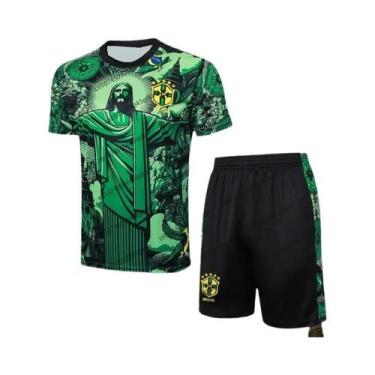 Imagem de Conjunto De Camiseta E Calções De Futebol De Secagem Rápida Para Adult