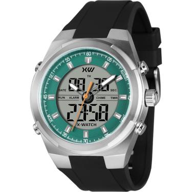 Imagem de Relógio X-Watch Masculino Ref: Xmspa033 E1px Anadigi Prateado
