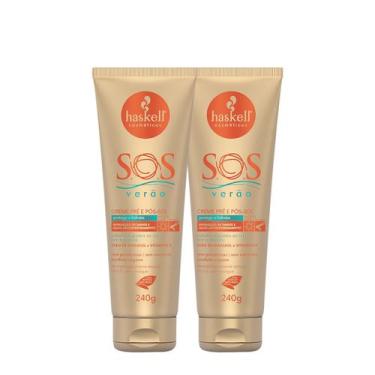 Imagem de Kit Haskell S.O.S Verão Pós Sol Leave-in Creme Extra (2 unidades)