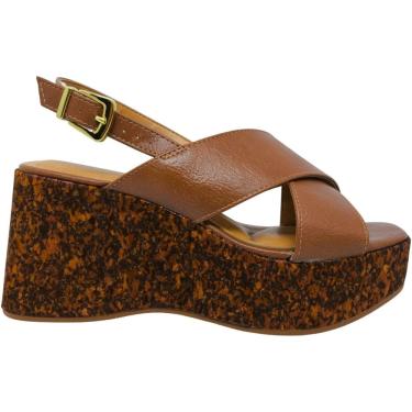 Imagem de Sandália Feminina Anabela Casual Dia a Dia Passeio Trabalho Conforto Vizzano 6559.101