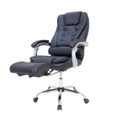 Imagem de Cadeira De Escritório Big Boss Presidente Giratória Com Apoio Para Os Pés Preto